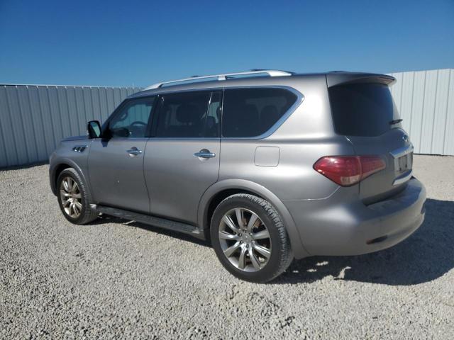 JN8AZ2NC5B9300676 - 2011 INFINITI QX56 SILVER photo 2