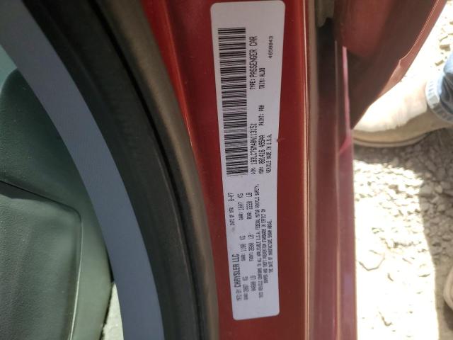 1B3LC76M48N113151 - 2008 DODGE AVENGER R/T RED photo 12