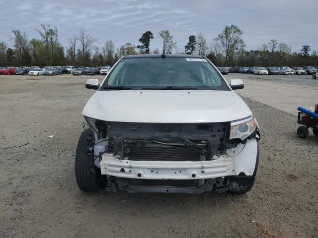 2FMDK3JC9DBC83634 - 2013 FORD EDGE SEL WHITE photo 5