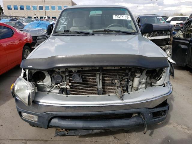 5TEWN72N63Z206425 - 2003 TOYOTA TACOMA XTRACAB SILVER photo 5