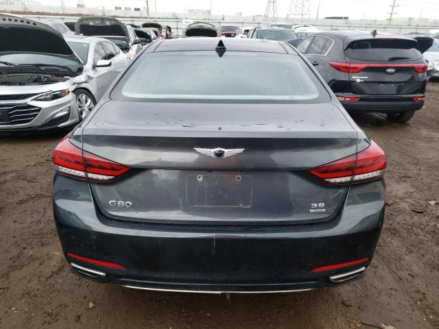 KMHGN4JE4JU228462 - 2018 GENESIS G80 BASE GRAY photo 6