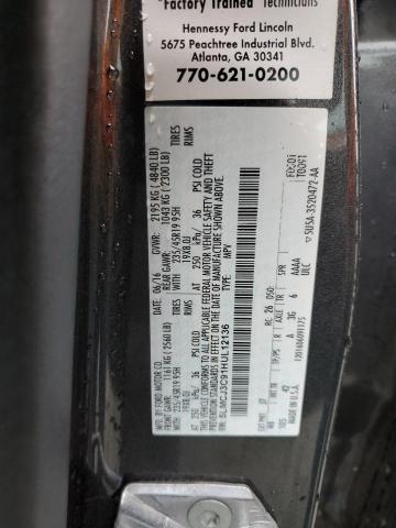 5LMCJ3C91HUL12136 - 2017 LINCOLN MKC RESERVE ნაცრისფერი ფოტო 14