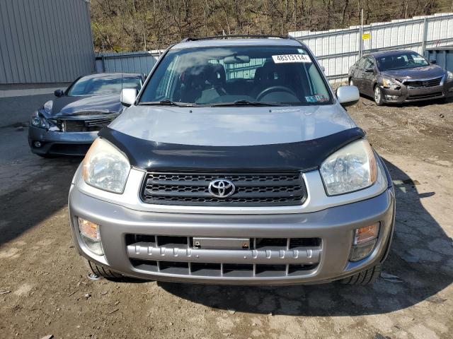 JTEHH20V110062667 - 2001 TOYOTA RAV4 SILVER photo 5