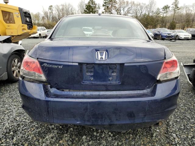 1HGCP26818A107356 - 2008 HONDA ACCORD EXL BLUE photo 6