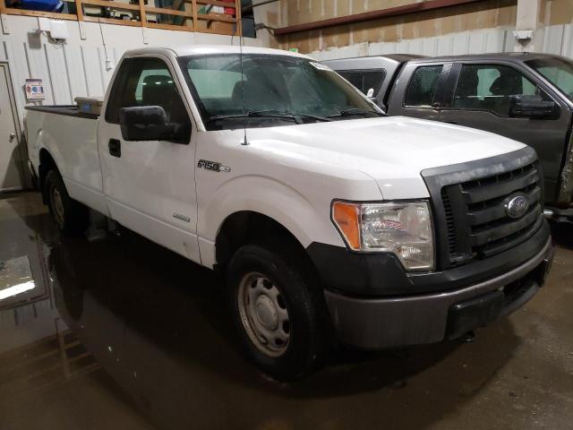 1FTNF1ET5CKE25459 - 2012 FORD F150 WHITE photo 4