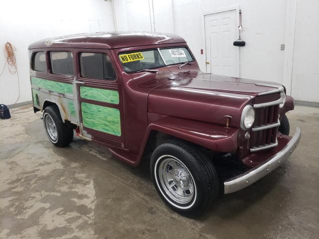 58630 - 1948 WILLY WAGON BURGUNDY photo 4