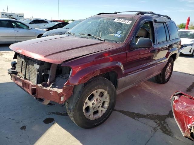 1J4G258S3XC735148 - 1999 JEEP GRAND CHER LAREDO BURGUNDY photo 1