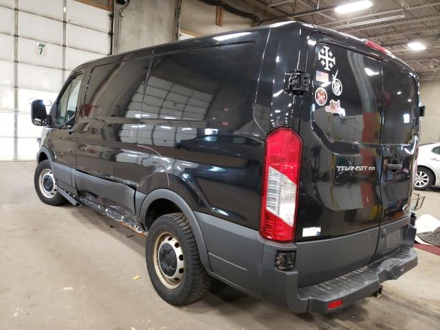 1FTYE1YM9FKB09264 - 2015 FORD TRANSIT T-150 BLACK photo 2