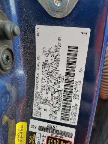 5TFAW5F19EX380311 - 2014 TOYOTA TUNDRA CREWMAX PLATINUM BLUE photo 12