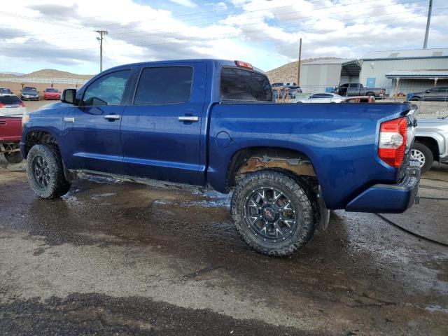 5TFAW5F19EX380311 - 2014 TOYOTA TUNDRA CREWMAX PLATINUM BLUE photo 2