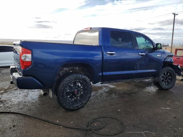 5TFAW5F19EX380311 - 2014 TOYOTA TUNDRA CREWMAX PLATINUM BLUE photo 3