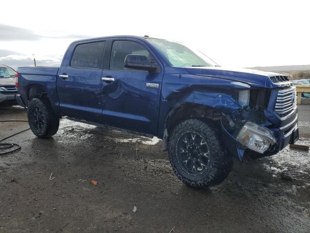 5TFAW5F19EX380311 - 2014 TOYOTA TUNDRA CREWMAX PLATINUM BLUE photo 4