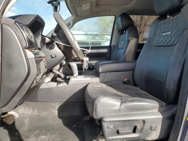 5TFAW5F19EX380311 - 2014 TOYOTA TUNDRA CREWMAX PLATINUM BLUE photo 7