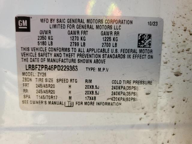 LRBFZPR46PD229363 - 2023 BUICK ENVISION ESSENCE Ağ foto 12