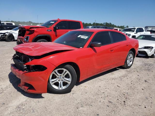 2C3CDXBG5LH124127 - 2020 DODGE CHARGER SXT RED photo 1