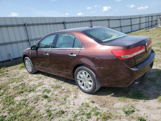 3LNHL2GC0CR814428 - 2012 LINCOLN MKZ BURGUNDY photo 2