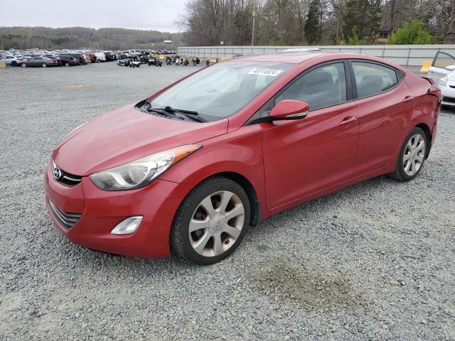 KMHDH4AE5DU935312 - 2013 HYUNDAI ELANTRA GLS RED photo 1