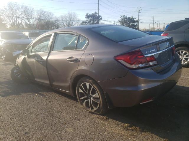 19XFB2F80FE062558 - 2015 HONDA CIVIC EX GRAY photo 2