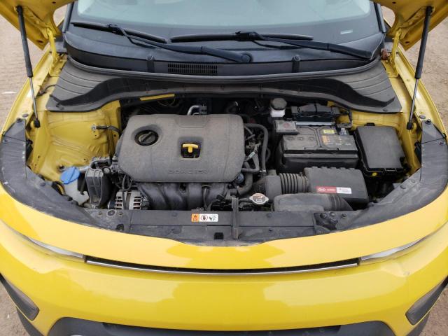 KNDJ23AUXL7049929 - 2020 KIA SOUL LX YELLOW photo 11