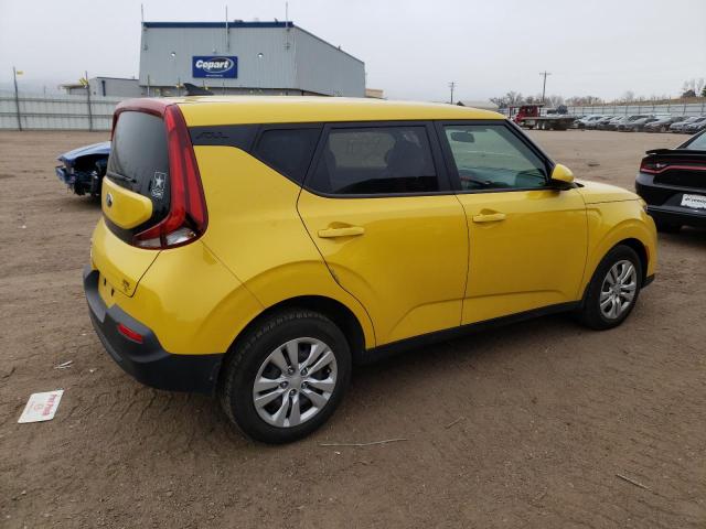 KNDJ23AUXL7049929 - 2020 KIA SOUL LX YELLOW photo 3