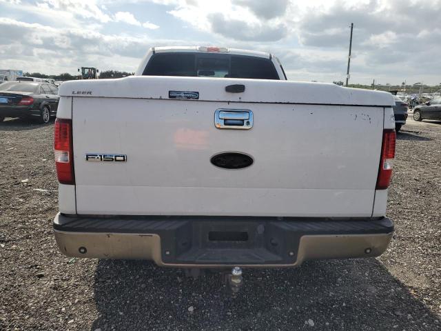 1FTPW12V76FB14868 - 2006 FORD F150 SUPERCREW WHITE photo 6