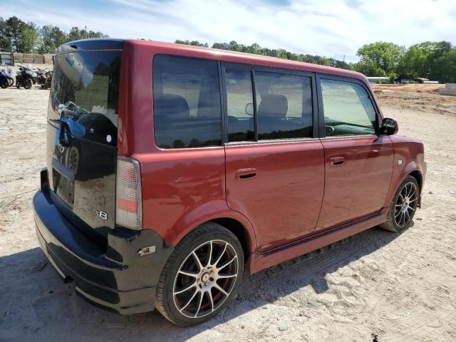 JTLKT334864115001 - 2006 TOYOTA SCION XB MAROON photo 3