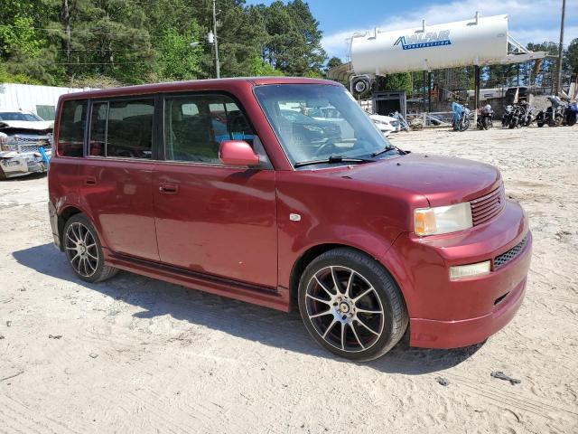 JTLKT334864115001 - 2006 TOYOTA SCION XB MAROON photo 4