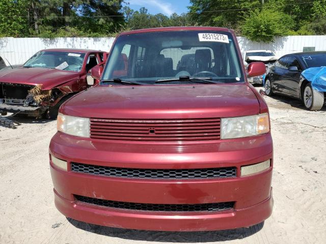 JTLKT334864115001 - 2006 TOYOTA SCION XB MAROON photo 5
