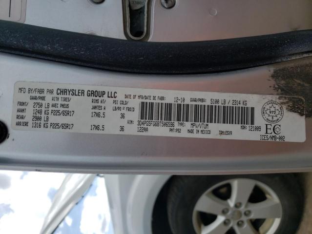 3D4PG5FG6BT506596 - 2011 DODGE JOURNEY SXT SILVER photo 13