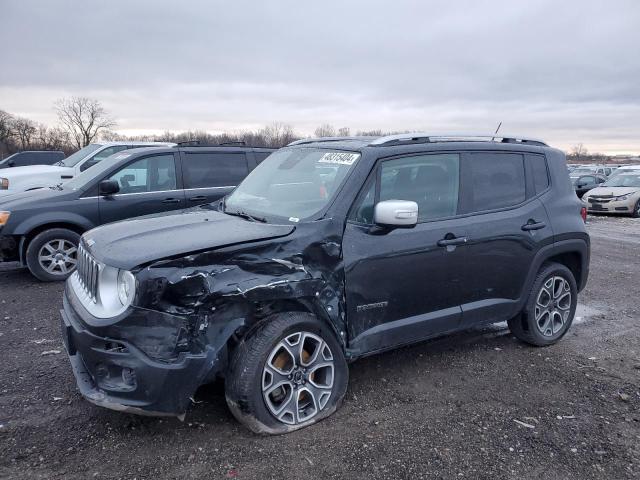 ZACCJBDB1HPF00496 - 2017 JEEP RENEGADE LIMITED BLACK photo 1