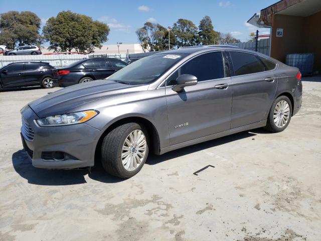 3FA6P0LU1DR363133 - 2013 FORD FUSION SE HYBRID GRAY photo 1