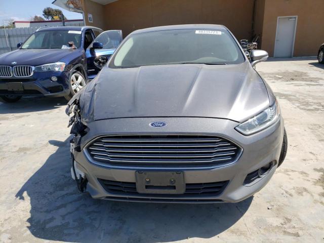 3FA6P0LU1DR363133 - 2013 FORD FUSION SE HYBRID GRAY photo 5