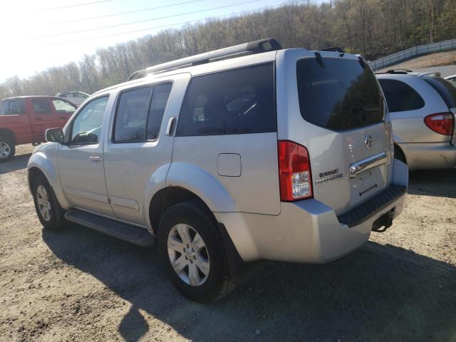 5N1AR18W15C766670 - 2005 NISSAN PATHFINDER LE 银色 照片 2