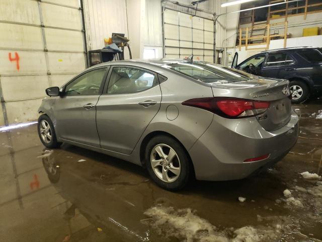 KMHDH4AE8EU141728 - 2014 HYUNDAI ELANTRA SE GRAY photo 2