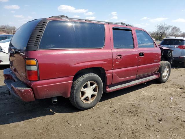 1GKFK66U55J168465 - 2005 GMC YUKON XL DENALI BURGUNDY photo 3