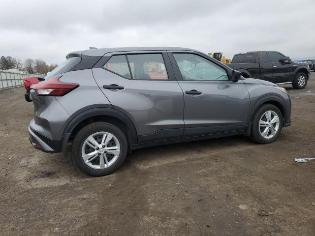 3N1CP5BVXNL489499 - 2022 NISSAN KICKS S GRAY photo 3