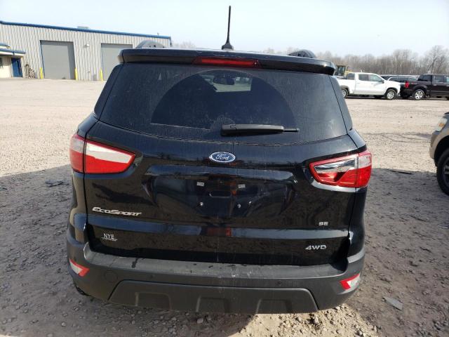 MAJ6S3GL7KC296731 - 2019 FORD ECOSPORT SE BLACK photo 6