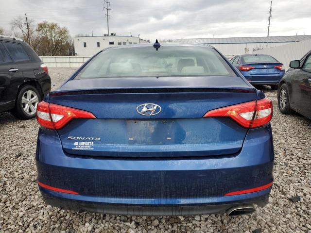 5NPE24AF0FH177430 - 2015 HYUNDAI SONATA SE BLUE photo 6