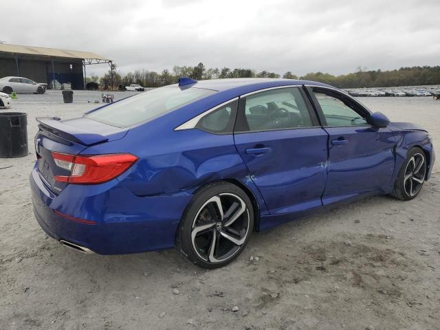 1HGCV1F38KA100660 - 2019 HONDA ACCORD SPORT BLUE photo 3