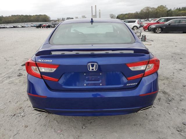 1HGCV1F38KA100660 - 2019 HONDA ACCORD SPORT BLUE photo 6