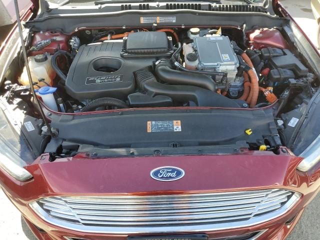 3FA6P0SU8FR226761 - 2015 FORD FUSION TITANIUM PHEV RED photo 11