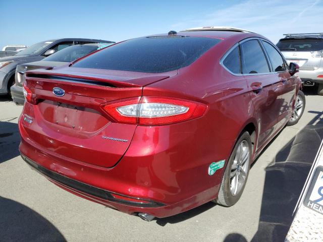 3FA6P0SU8FR226761 - 2015 FORD FUSION TITANIUM PHEV RED photo 3