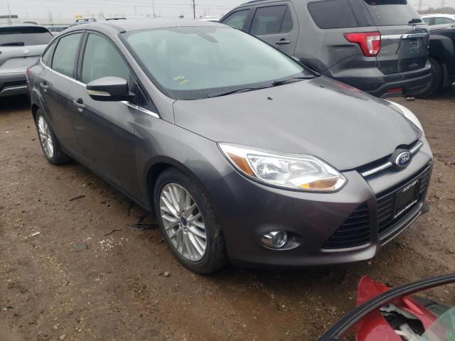 1FAHP3H29CL446047 - 2012 FORD FOCUS SEL GRAY photo 4