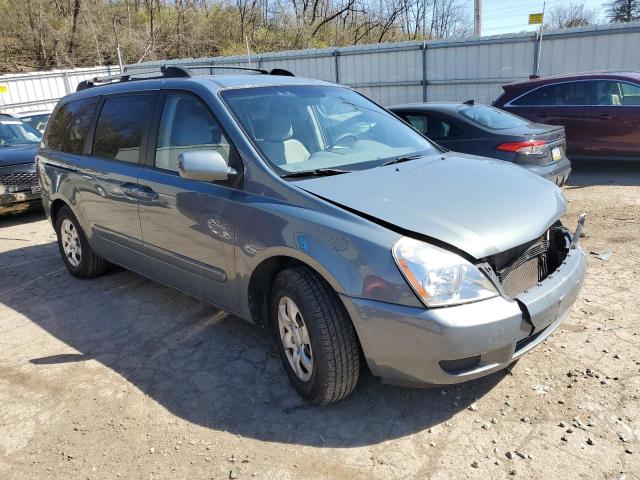 KNDMB233176179833 - 2007 KIA SEDONA EX BLUE photo 4