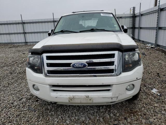 1FMJK2A55DEF27105 - 2013 FORD EXPEDITION EL LIMITED WHITE photo 5