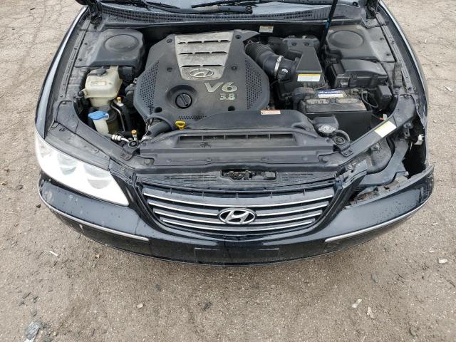 KMHFC46F57A152506 - 2007 HYUNDAI AZERA SE BLACK photo 11