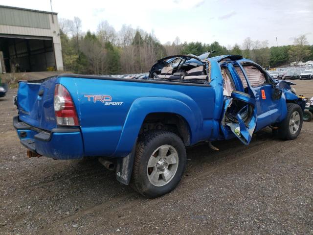 3TMMU4FN8AM021449 - 2010 TOYOTA TACOMA DOUBLE CAB LONG BED BLUE photo 3