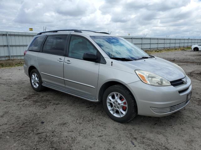 5TDBA23C05S052224 - 2005 TOYOTA SIENNA LE SILVER photo 4