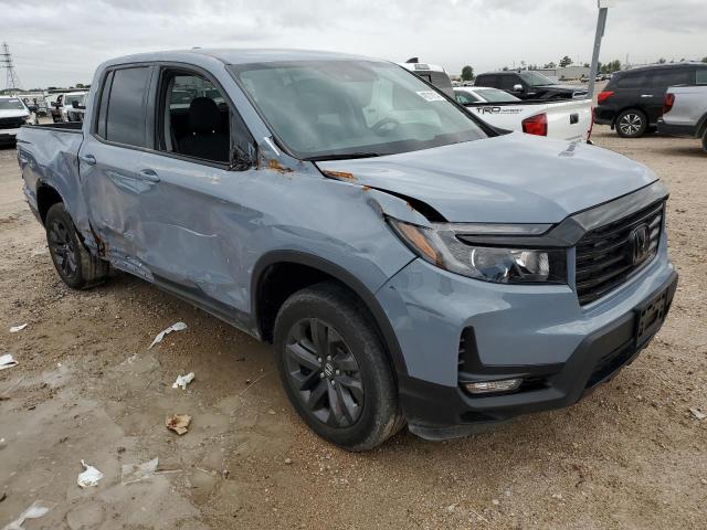 5FPYK3F13PB039974 - 2023 HONDA RIDGELINE SPORT BLUE photo 4