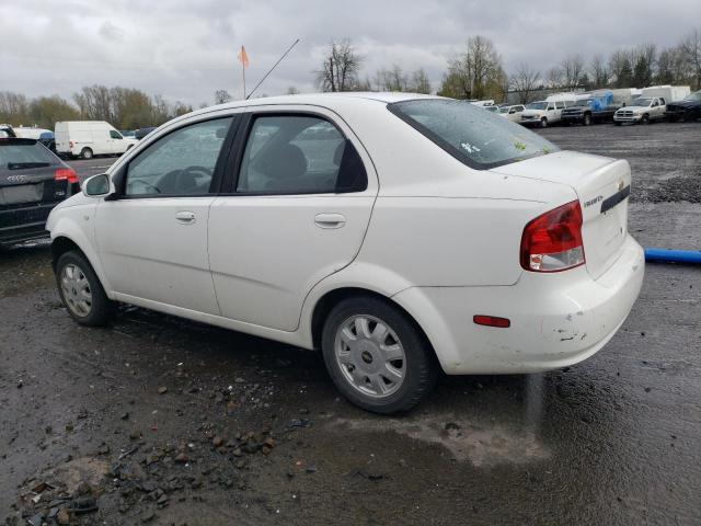 KL1TD52605B365474 - 2005 CHEVROLET AVEO BASE Ağ foto 2